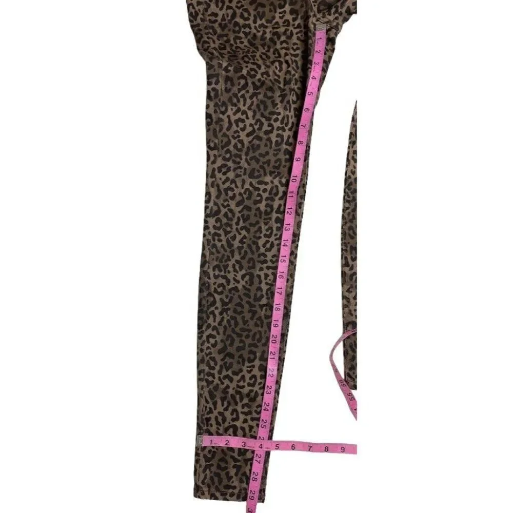 William Rast Iconic‎ Vintage Perfect Skinny Jean Women's 28 Cheetah Animal Print - Picture 5 of 9